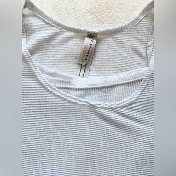 Free People Movement Lay Up Long Sleeve Tee - Light Grey/Blue - S - Picture 4 of 11